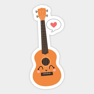 guitar love Sticker